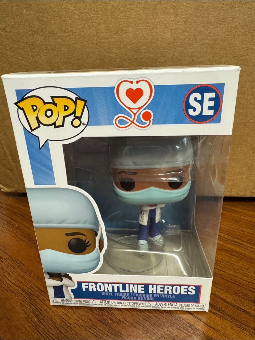 Funko Frontline Heroes Pop! Figure - Teal, Purple & White